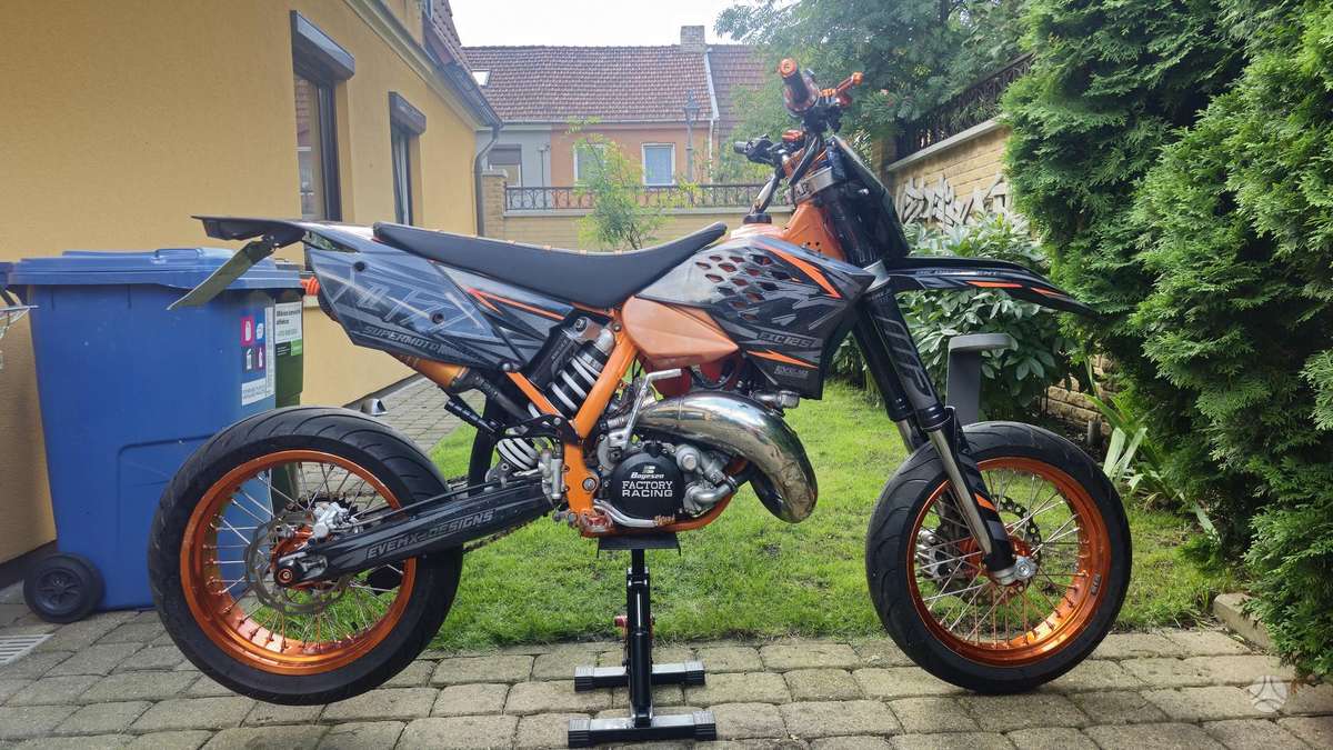 KTM EXC 125cc, supermoto
