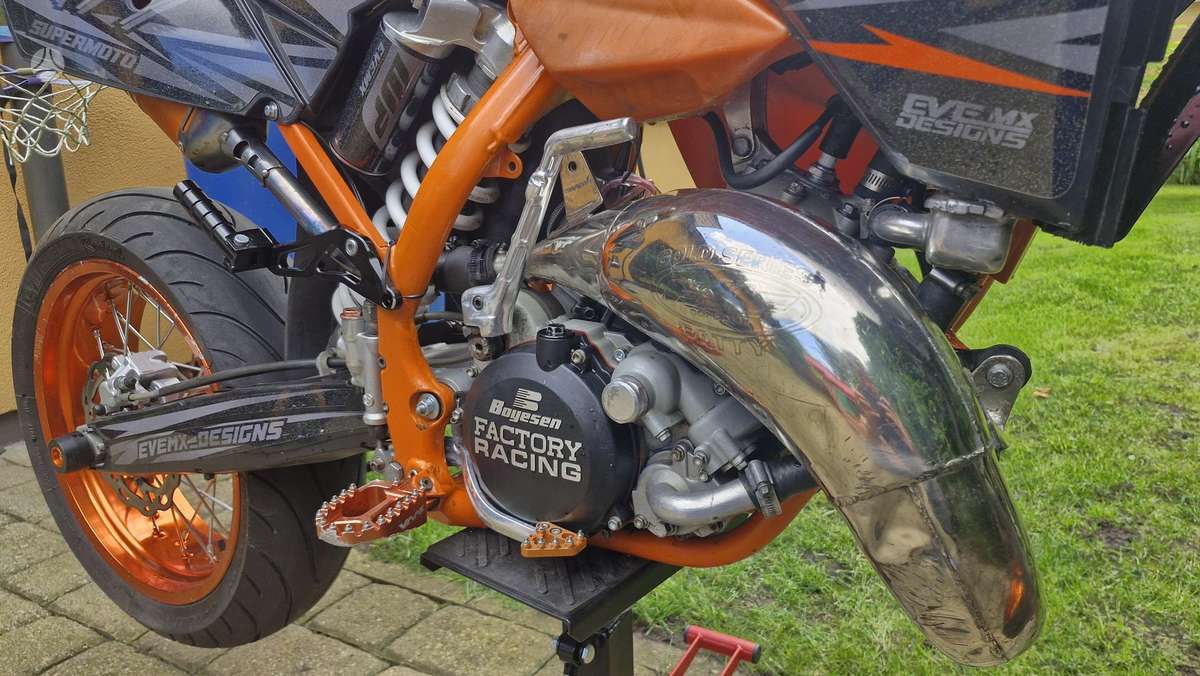 KTM EXC 125cc, supermoto / супермото