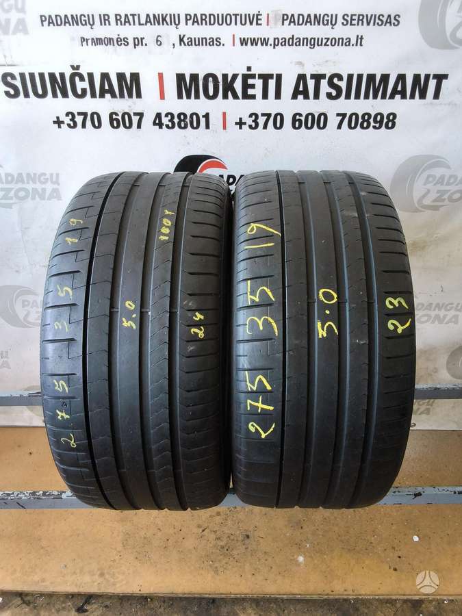Pirelli P zero, летние 275/35 R19