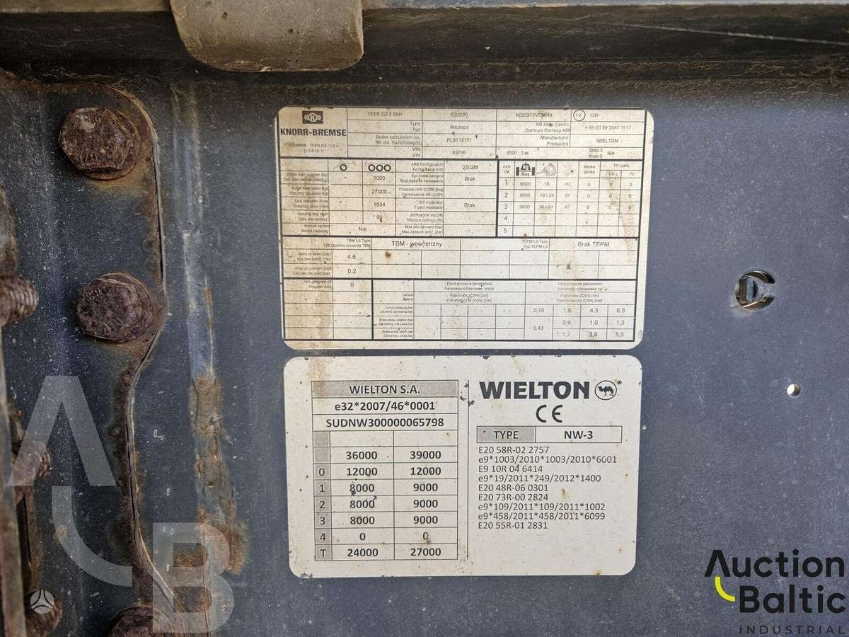 Wielton NW-3, dumper / tipper