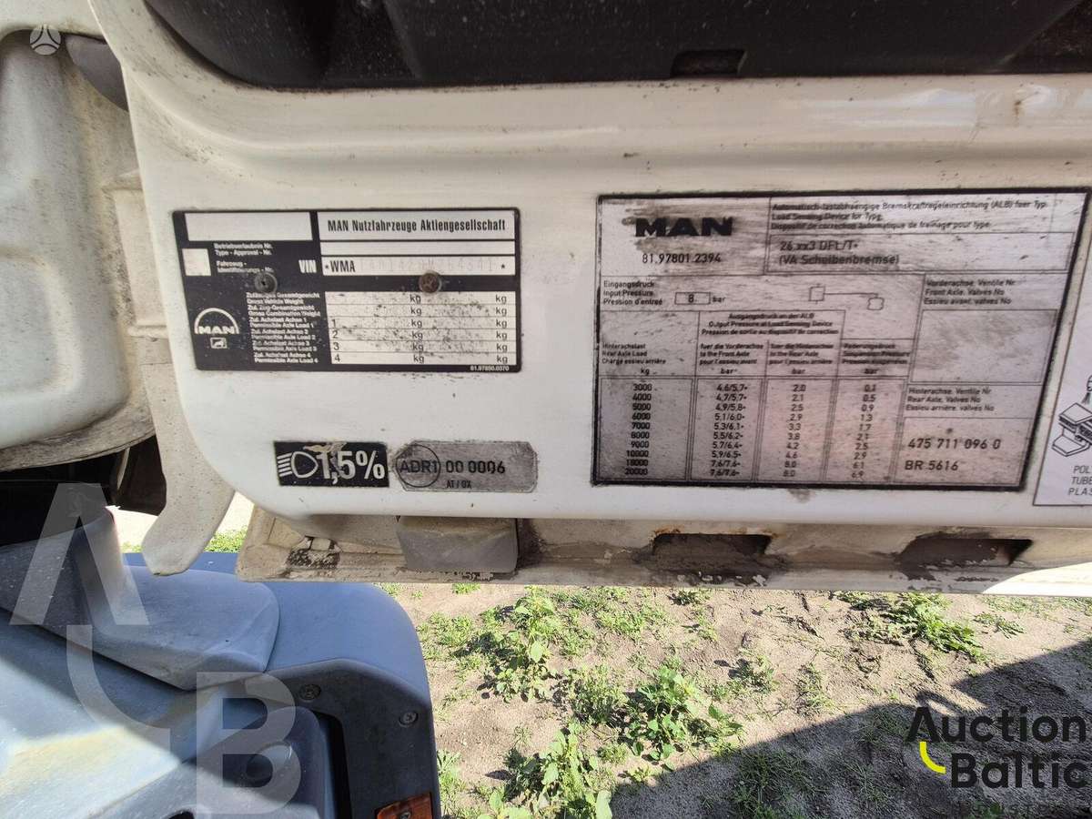 MAN 26.414, dumpers / tippers