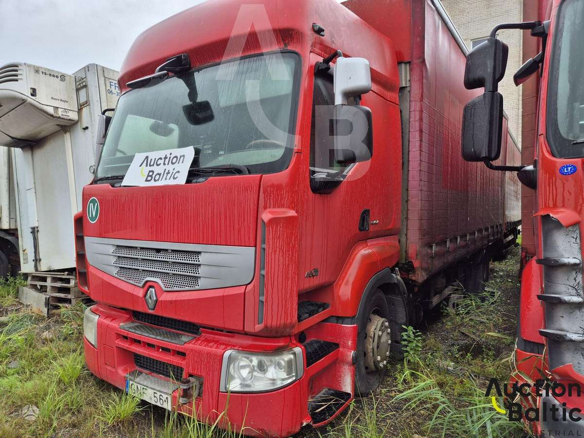 Renault Premium 450.19, бортовые с шторами