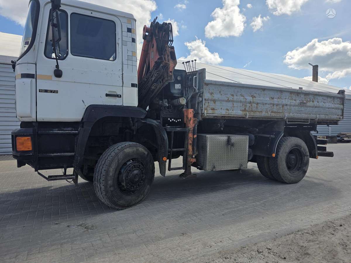 MAN 19.272, dumpers with crane