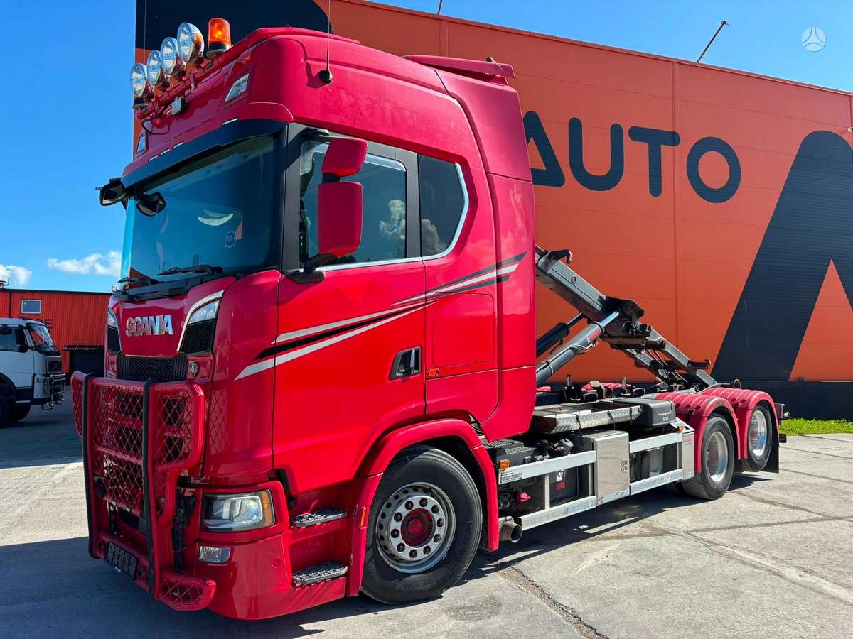 Scania S 730 6x2, hooklift trucks