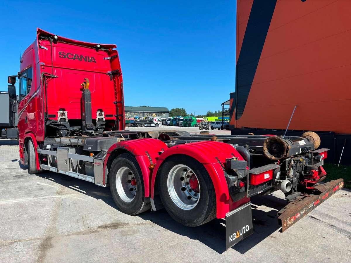 Scania S 730 6x2, hooklift trucks