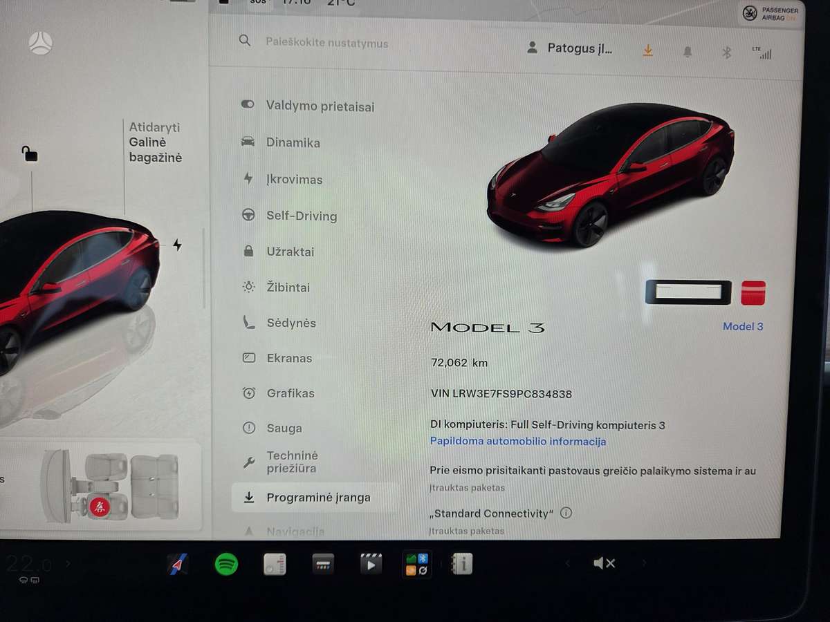 Tesla Model 3, 60 кВт·ч, Седан