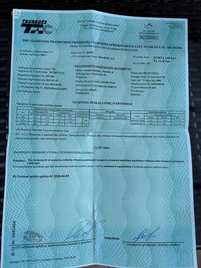 Mazda 6, 2.2 l., Универсал