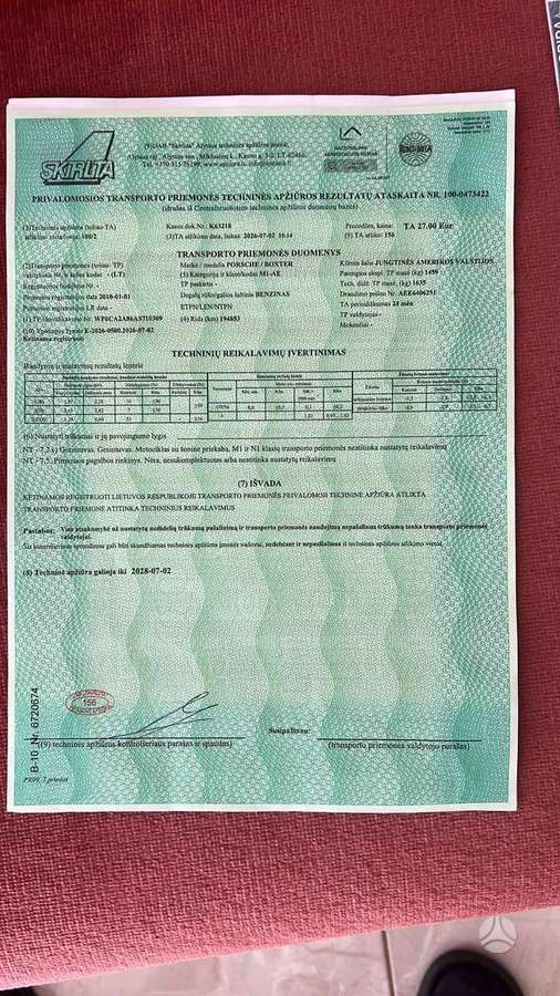 Porsche Boxster, 2.9 l., Кабриолет
