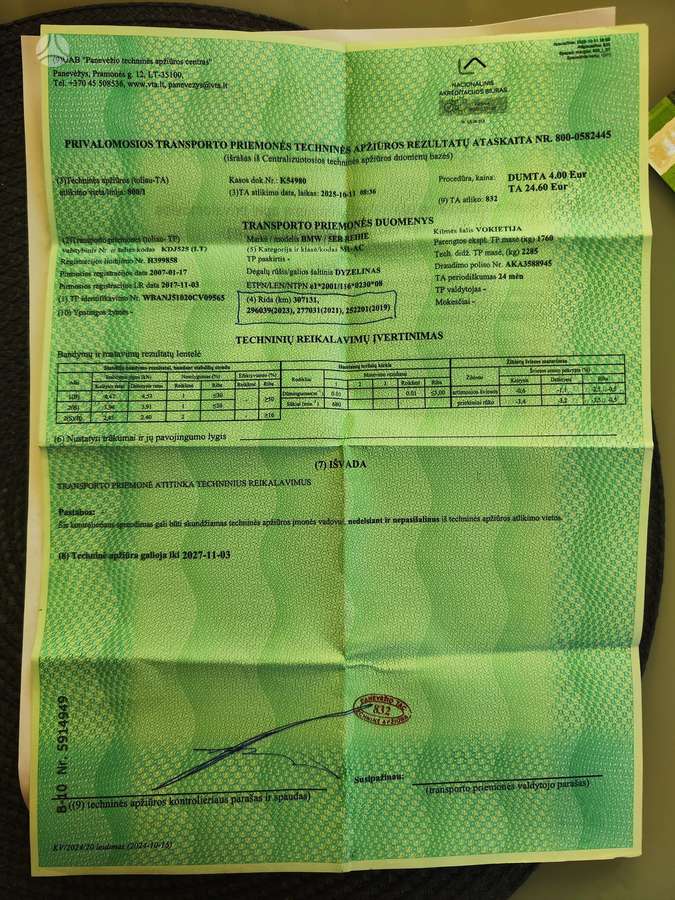 BMW 525, 2.5 l., universalas
