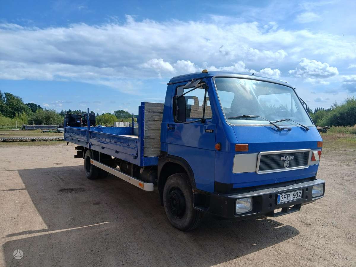 MAN 8.150, dropside trucks