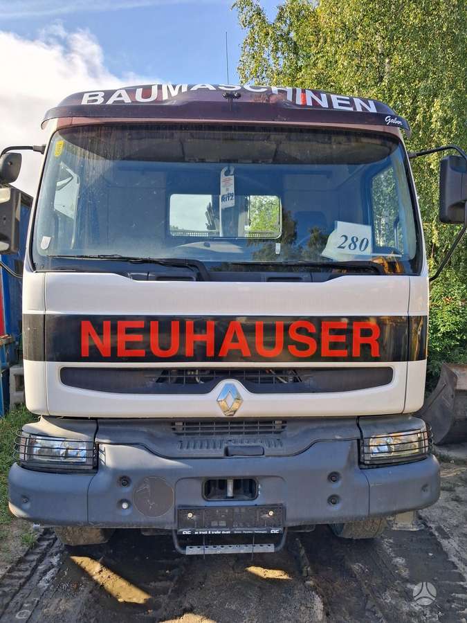 Renault 370.260, dumpers with crane