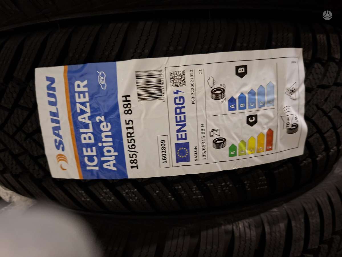 Sailun ALPINE EVO 2, žieminės 185/65 R15