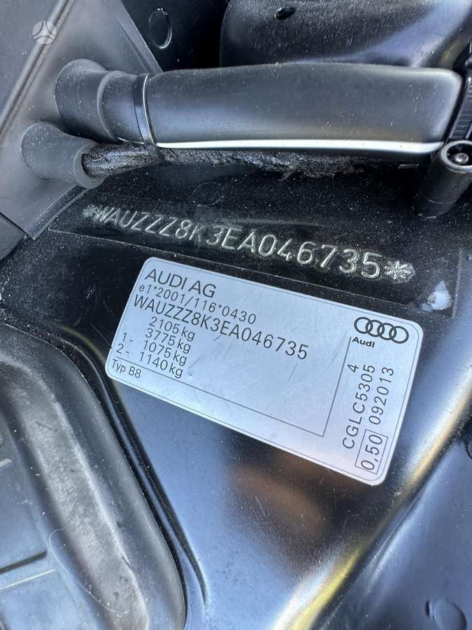 Audi A4, 2.0 l., universalas