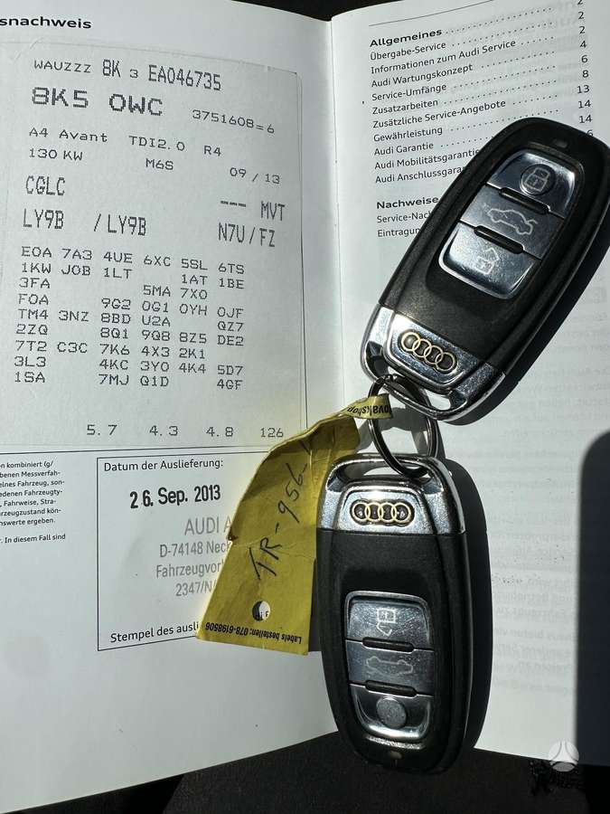 Audi A4, 2.0 l., wagon