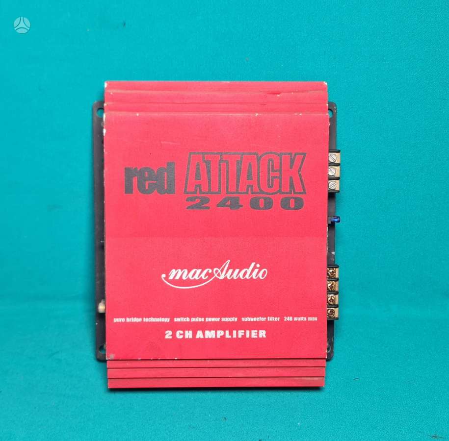 MacAudio Red attack 2400, звуковые усилители