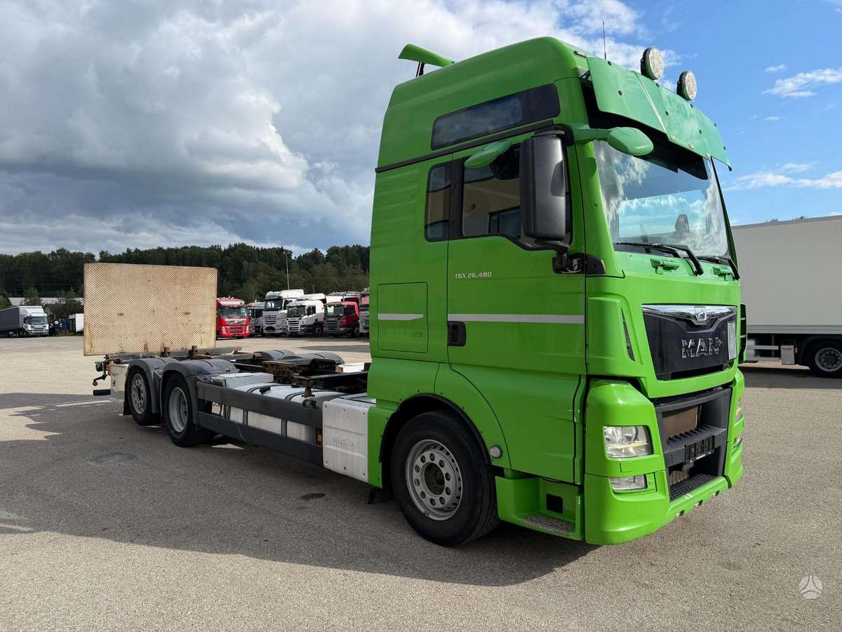 MAN TGX 26.480, konteinerių gabenimo