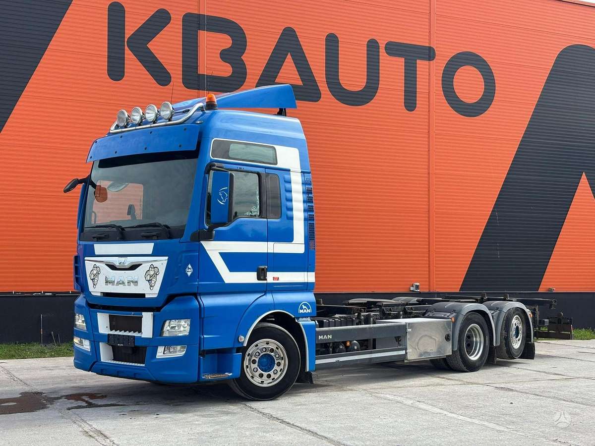 MAN TGX 26.480 6x2*4, container trucks