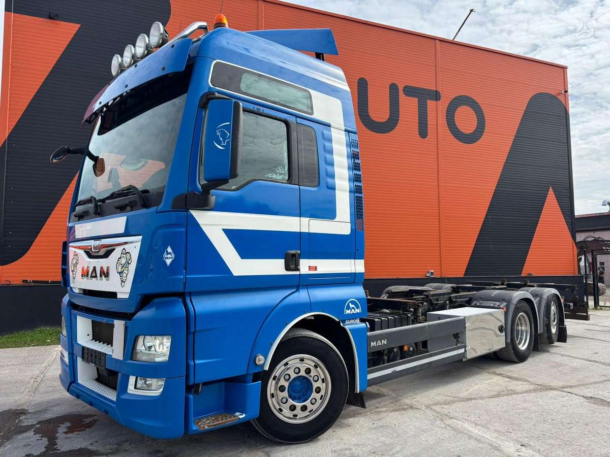 MAN TGX 26.480 6x2*4, container trucks