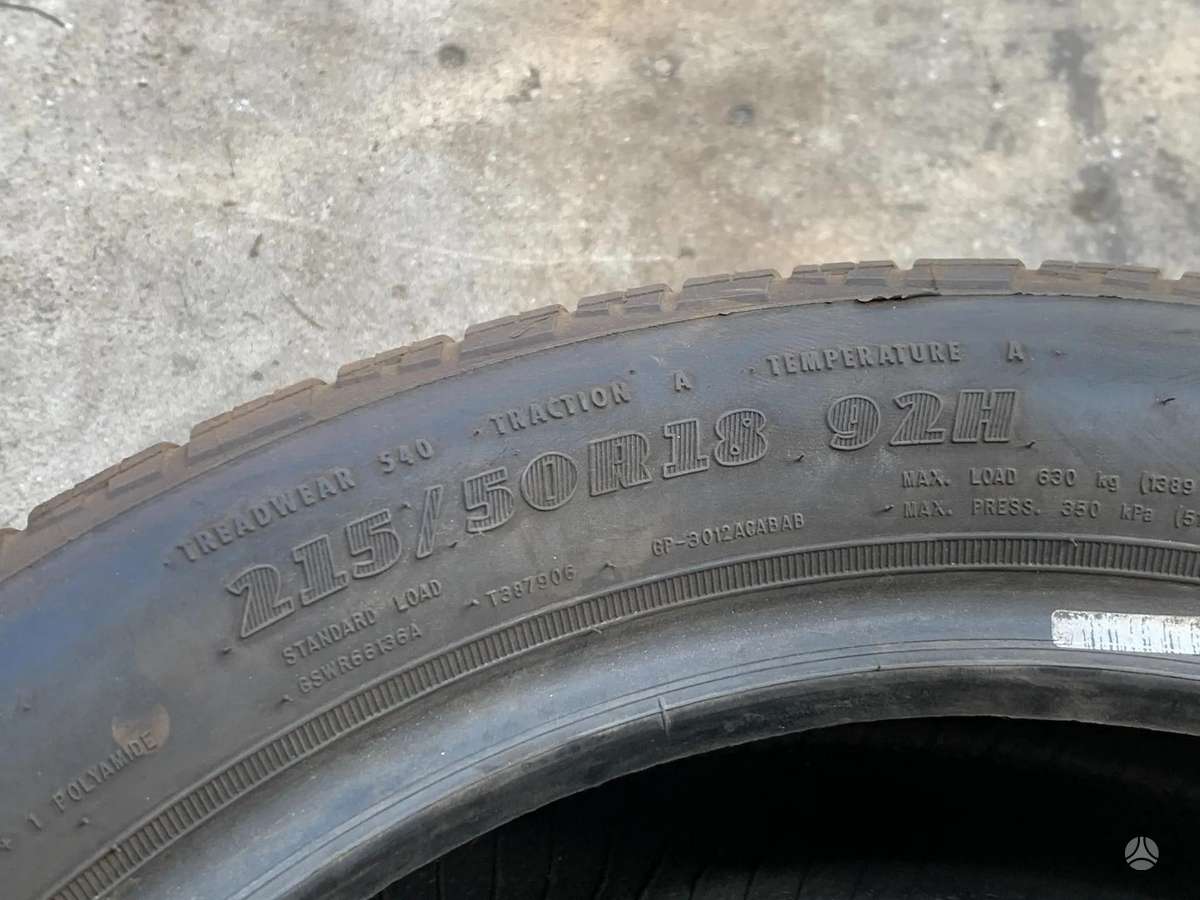 Goodyear, летние 215/50 R18