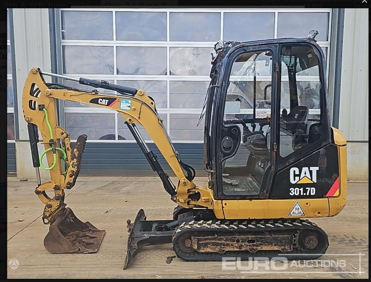 Caterpillar 301.7D, mini excavator