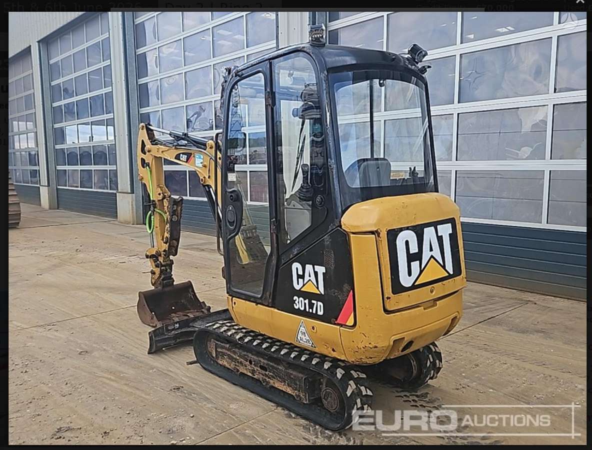 Caterpillar 301.7D, mini ekskavatori