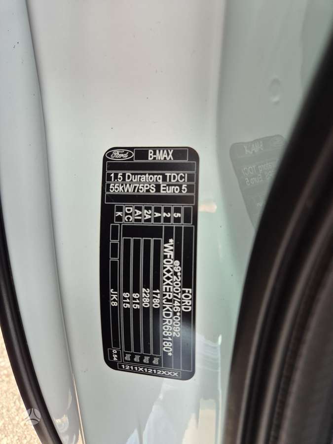 Ford B-MAX, 1.5 l., Хэтчбек