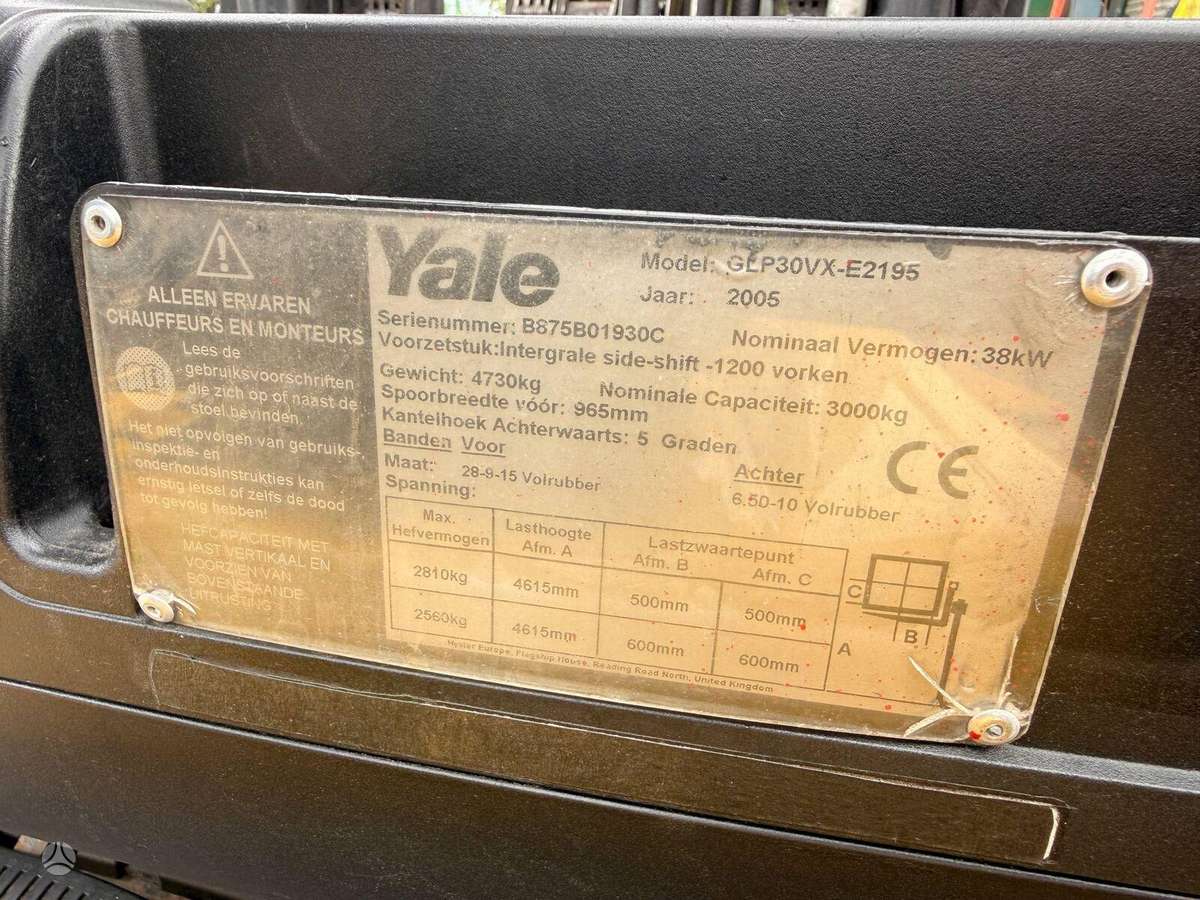 Yale GLP30VX, forklifts