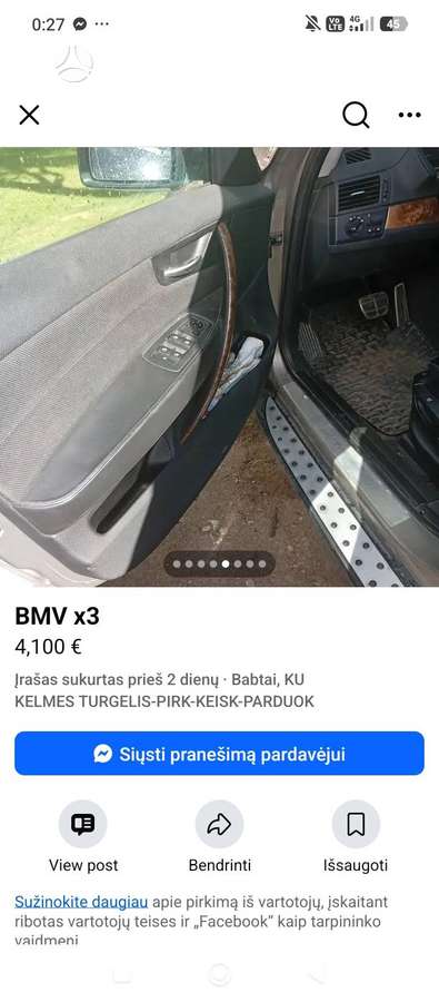 BMW X3, 3.0 l., off-road / crossover