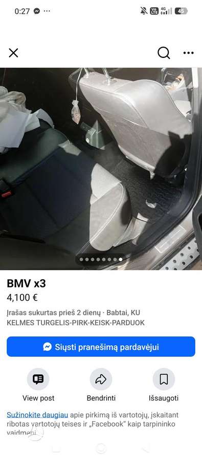BMW X3, 3.0 l., off-road / crossover