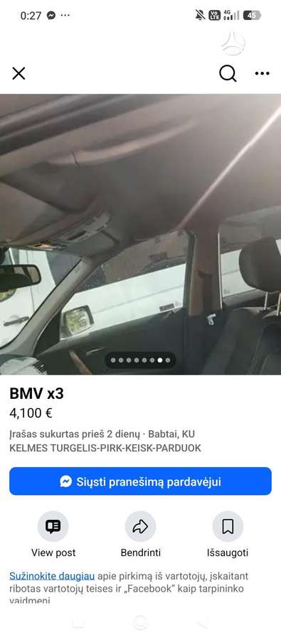 BMW X3, 3.0 l., off-road / crossover