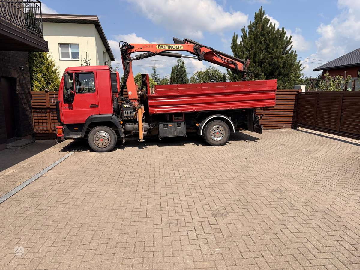 MAN LE180, dumpers with crane