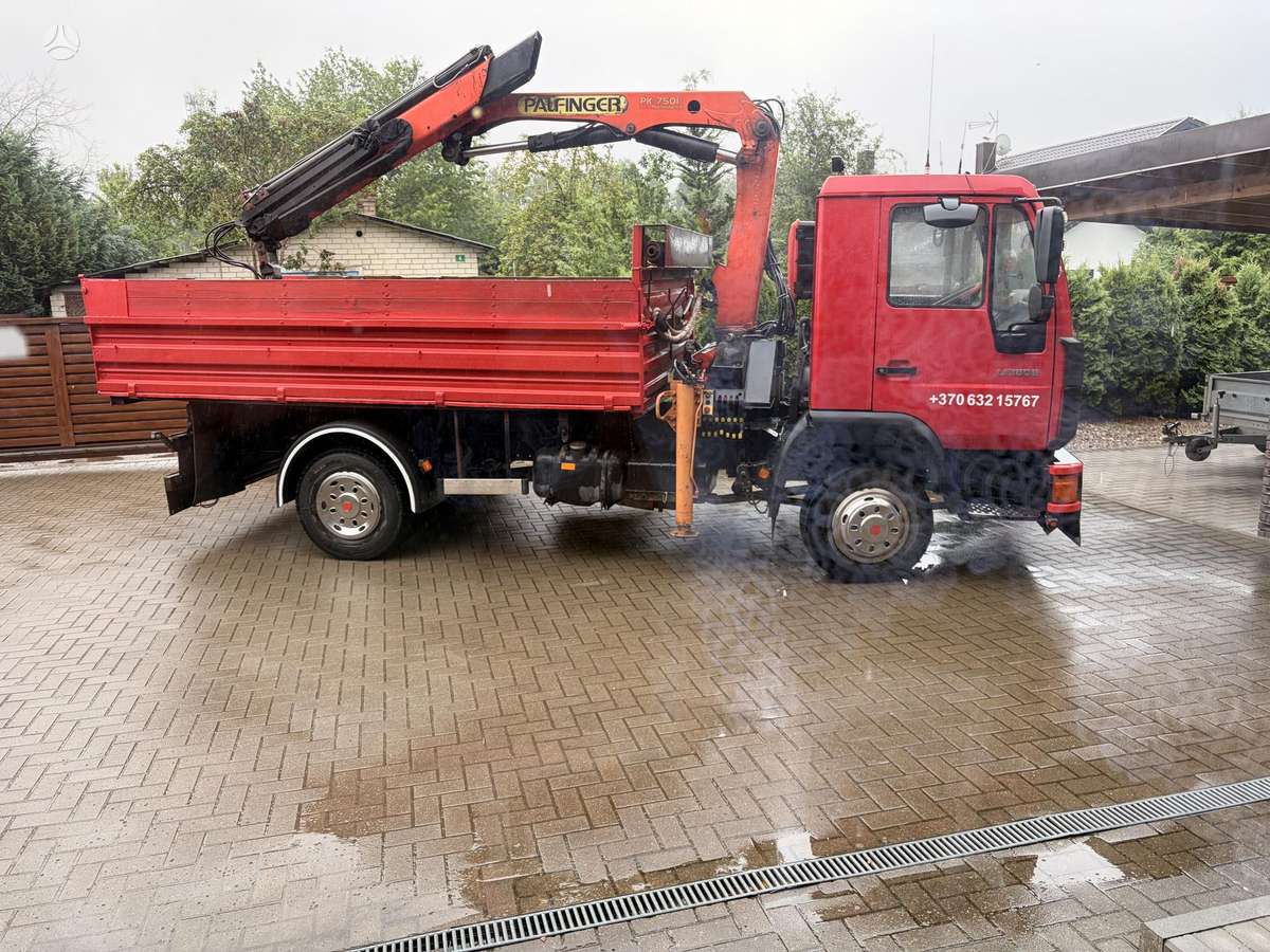 MAN LE180, dumpers with crane