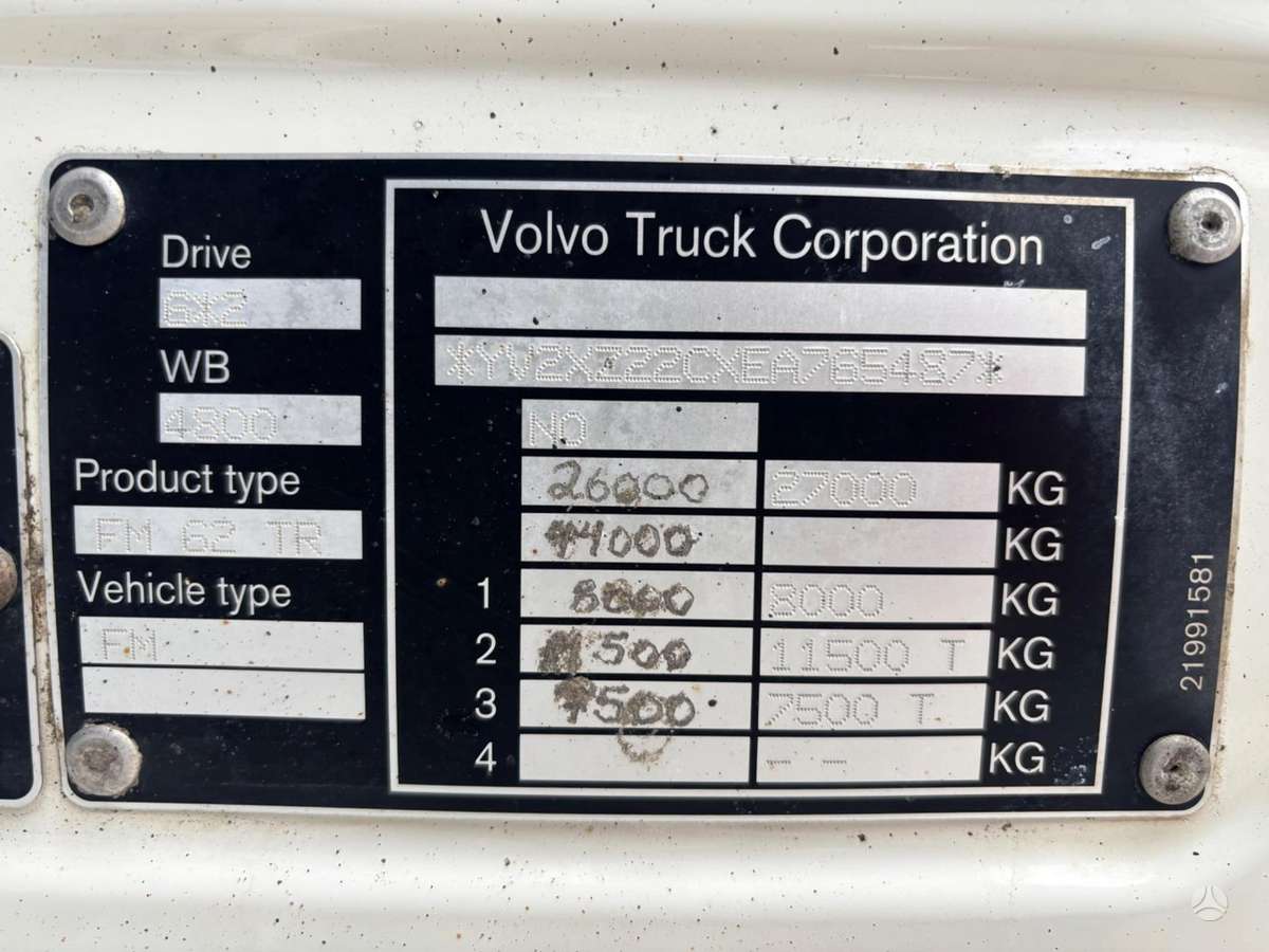 Volvo FM 410, gyvulių pervežimo