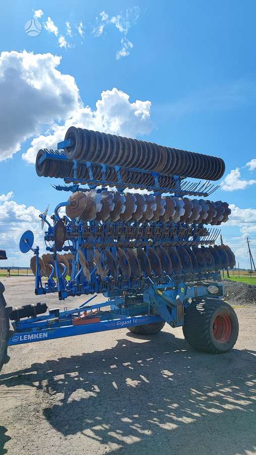 Lemken Gigant 10s, scrapers, scrubbers