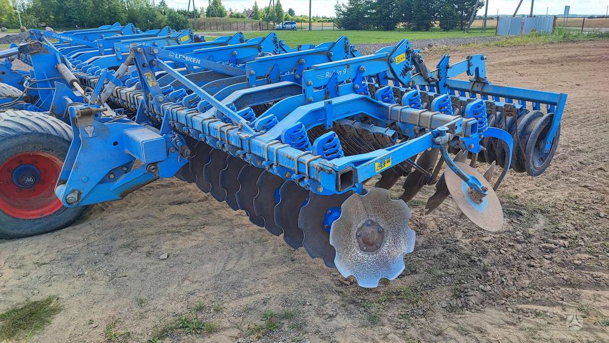 Lemken Gigant 10s, scrapers, scrubbers
