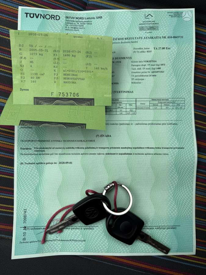 Volkswagen Fox, 1.2 l., hatchback
