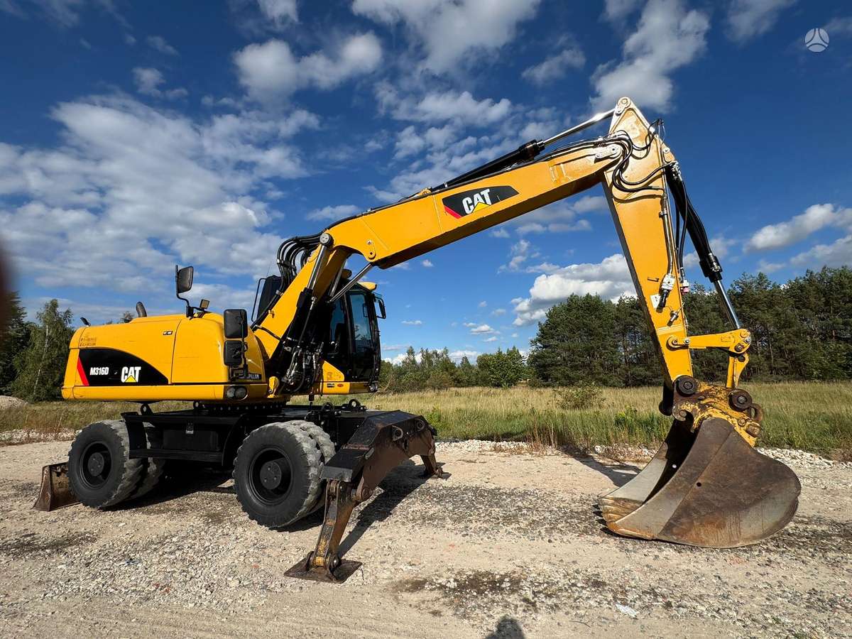 Caterpillar M316D, экскаваторы
