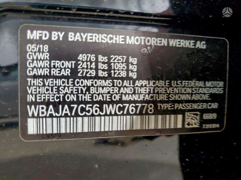 BMW 530 Dalimis usa