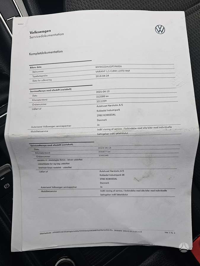 Volkswagen Golf, 1.5 l., Универсал