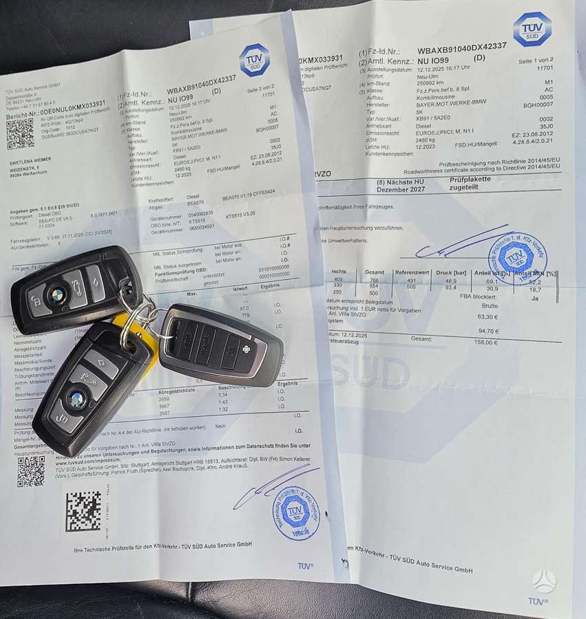 BMW 525, 2.0 l., Универсал