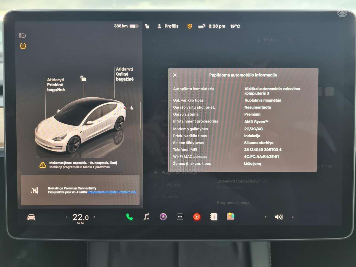 Tesla Model 3, 81 kWh, hatchback