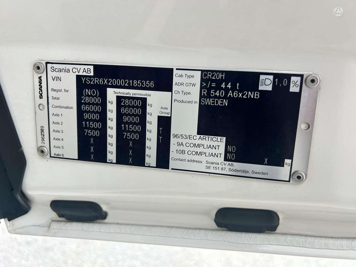 Scania R540, other