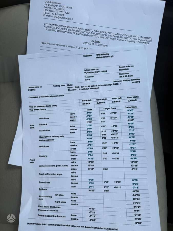 Volvo S80, 3.0 l., Седан