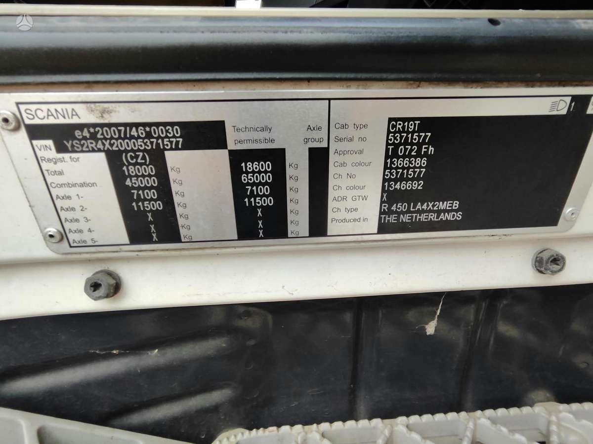 Scania R450, double sleeper