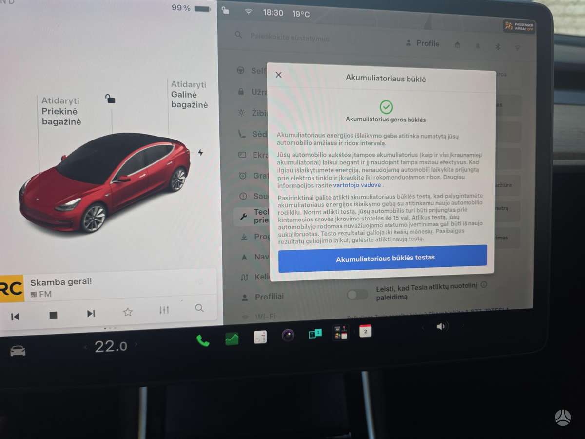 Tesla Model 3, 75 kWh, hatchback