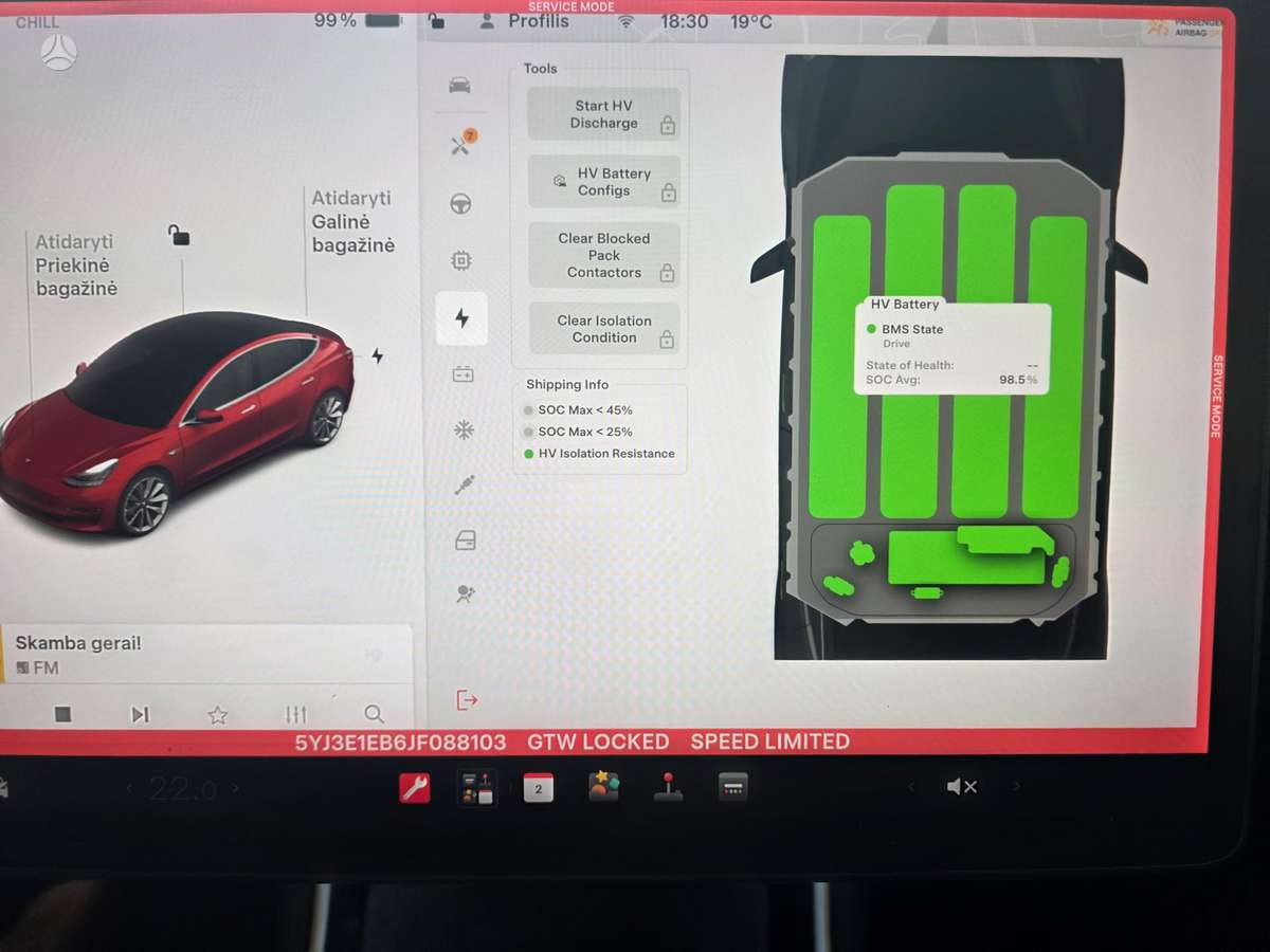 Tesla Model 3, 75 kWh, hatchback