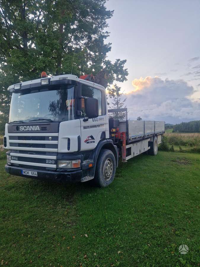 Scania P 94 GB, с краном