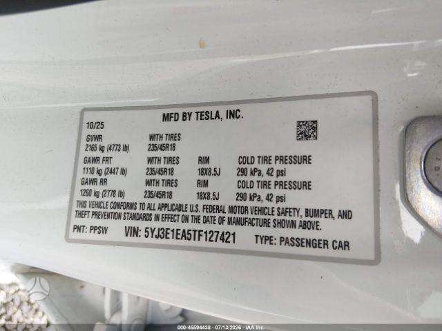 Tesla Model 3, saloon / sedan