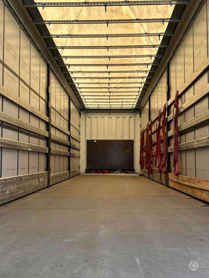 Krone SDP Lifting axle, užuolaidinės / tentinės