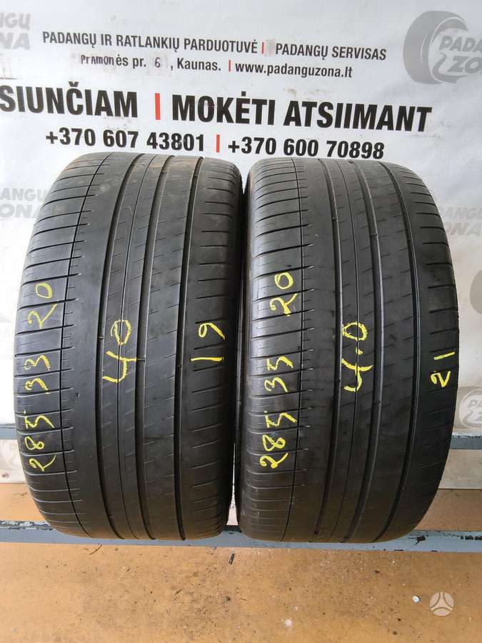 Michelin Pilot sport 3, летние 285/35 R20